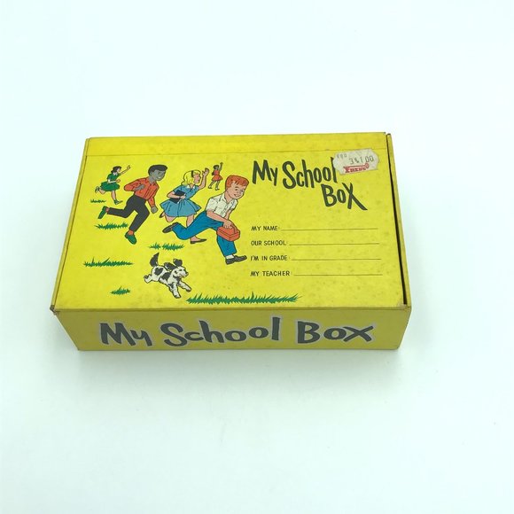 Office Vintage 7s Old School Pencil Box Poshmark